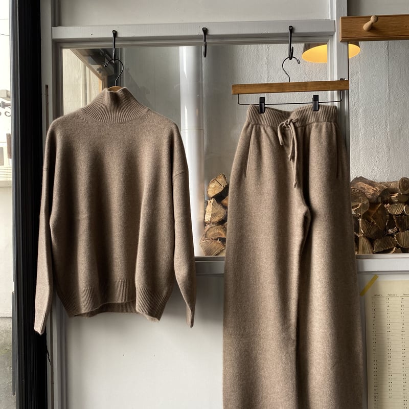AURALEE BABY CASHMERE KNIT PANTS A20AP06BC (W AURALEE BABY CASHMERE KNIT PANTS A20AP06BC (W