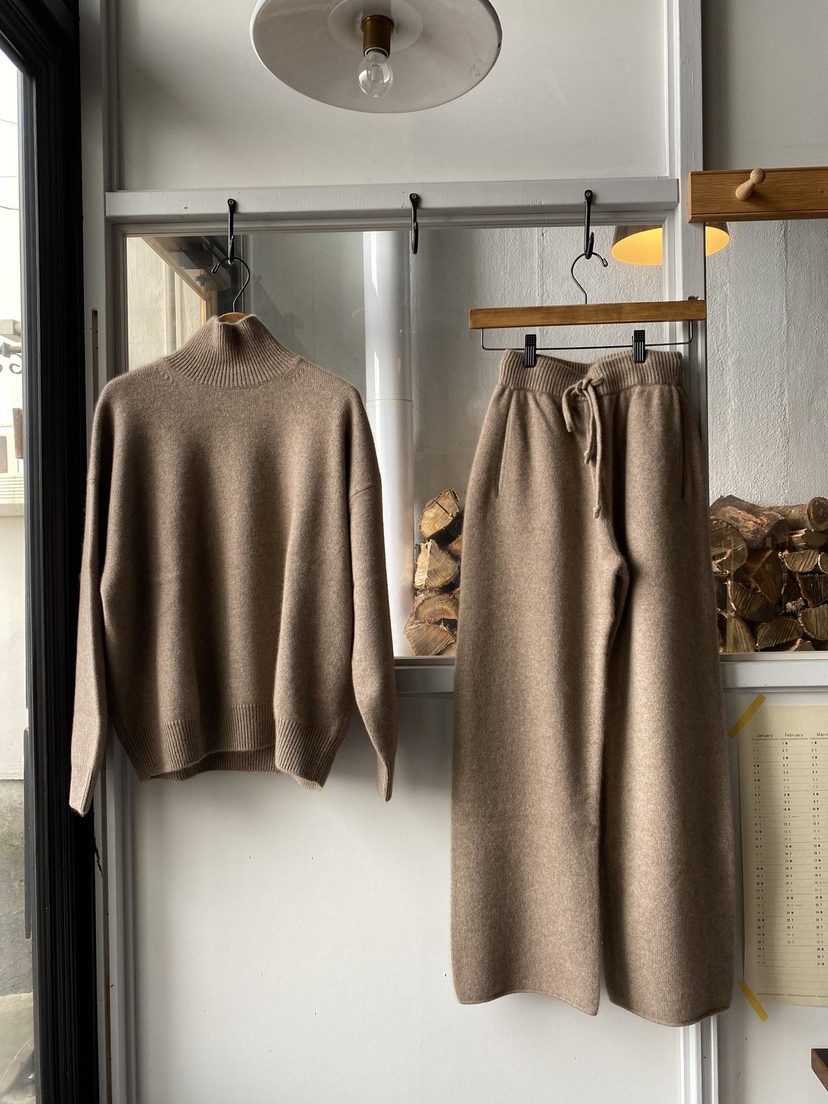 AURALEE BABY CASHMERE KNIT PANTS A20AP06BC (W AURALEE BABY CASHMERE KNIT PANTS A20AP06BC (W
