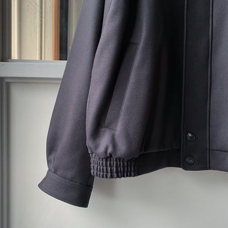 stein　  OVERSIZED MELTON HARRINGTON ZIP JACKET  - ST.658