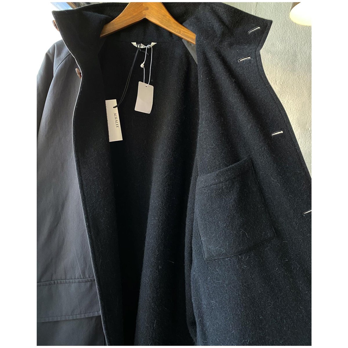 AURALEE FINX HARD TWIST GABARDINE BLOUSON | L AURALEE FINX HARD TWIST GABARDINE BLOUSON | L