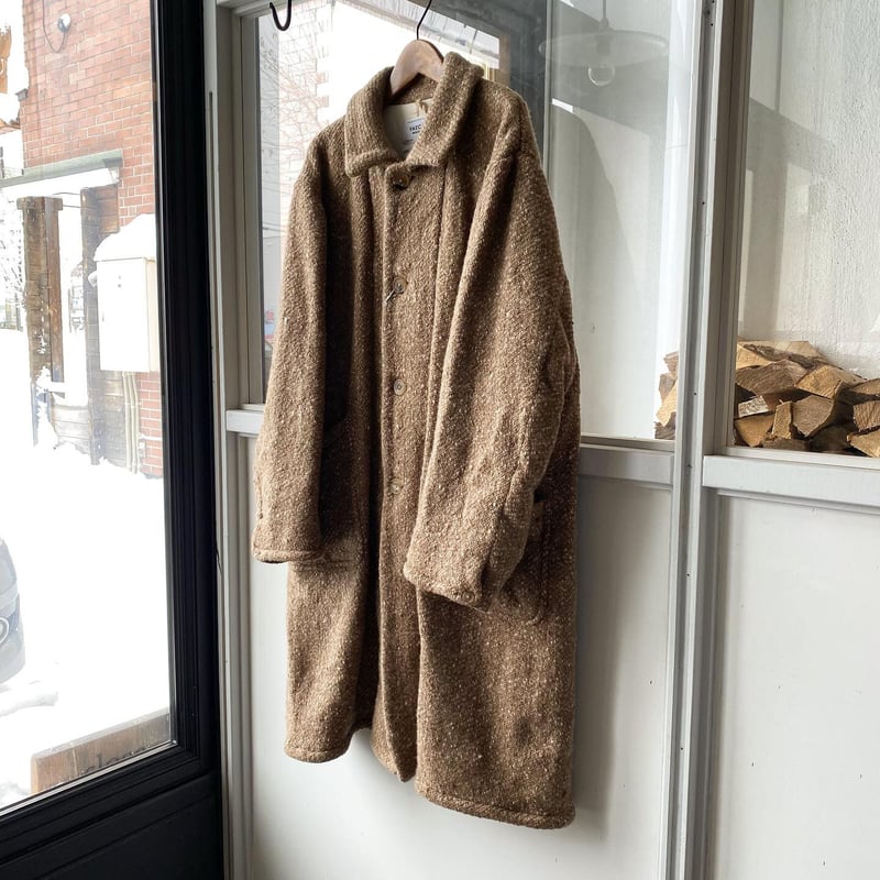 YAECA / ウールダスターコート / ステンカラーコート ブラウン系 YAECA /ヤエカ ステンカラーコート スタンダード brown
