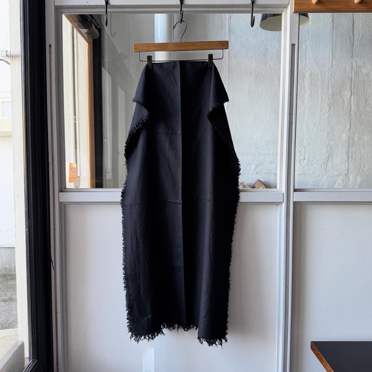 新品未使用　24aw COMOLI カシミヤシルク 製品染ストール COMOLI (コモリ) カシミヤシルク 製品染ストール
