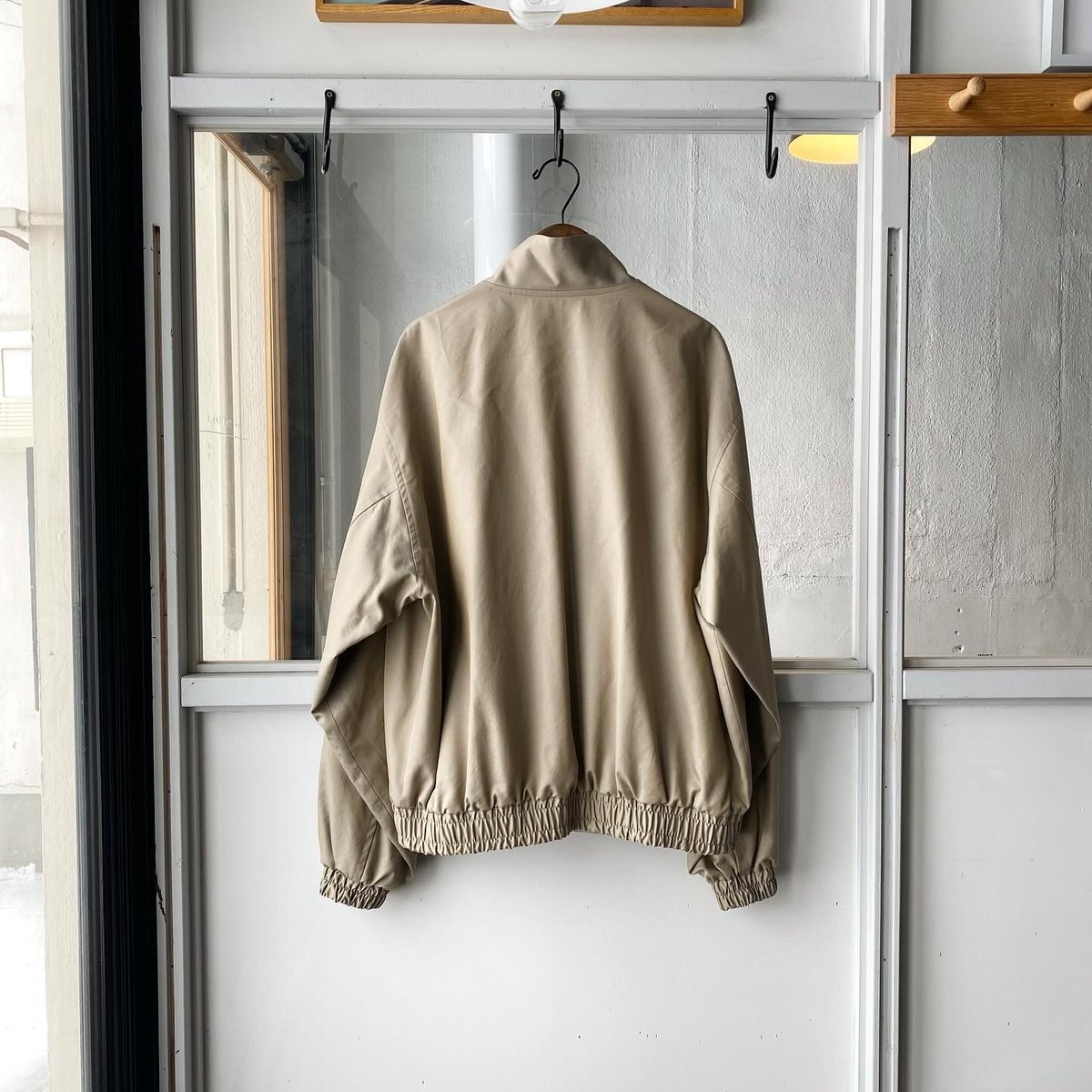 AURALEE WASHED FINX SILK CHAMBRAY BLOUSON | Les AURALEE WASHED FINX SILK CHAMBRAY BLOUSON | Les
