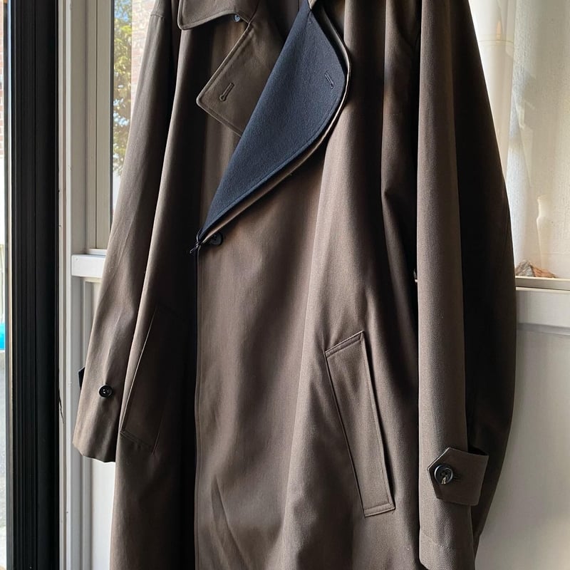 stein DOUBLE LAPELED DOUBLE BREASTED COAT stein DOUBLE LAPELED DOUBLE BREASTED COAT