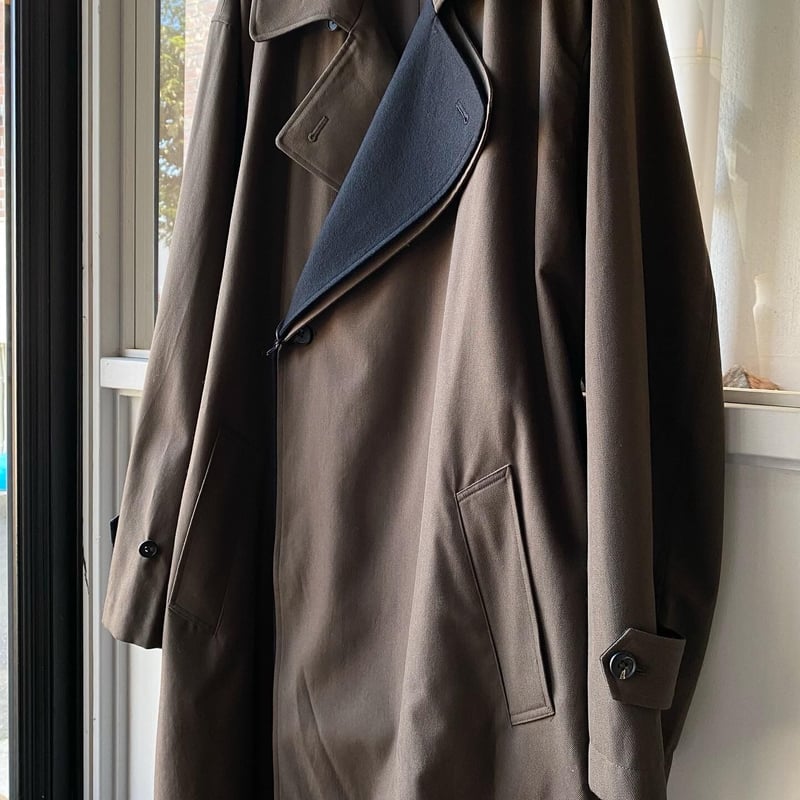 stein DOUBLE LAPELED DOUBLE BREASTED COAT