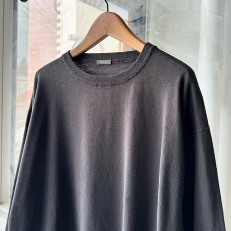 COMOLI　コットン クルーネックニット