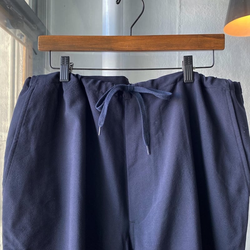 COMOLI ウールニータックパンツ Size 1 ネイビー COMOLI ウール ニータックパンツ | Less Higashikawa