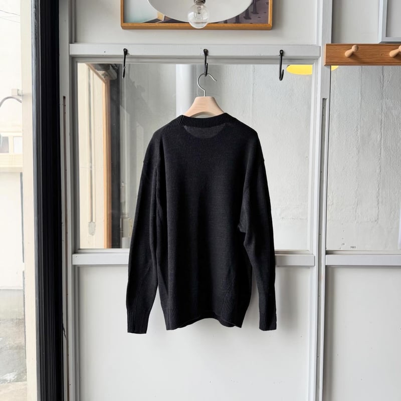 COMOLI 8G クルーネックニット | Less Higashikawa