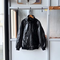 AURALEE　LAMB LEATHER ZIP BLOUSON