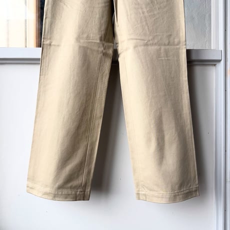 AURALEE　WASHED FINX CHINO BELTED PANTS
