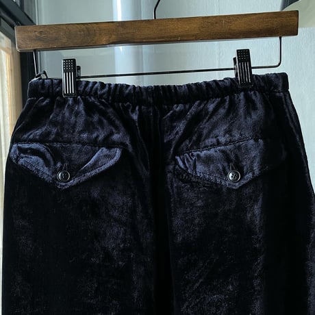 COMOLI   シルク別珍 ドローストリングパンツ/(U03-03006)