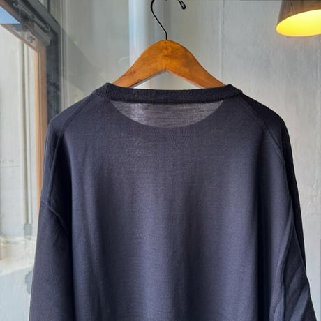 COMOLI　ウール クルーネックニット