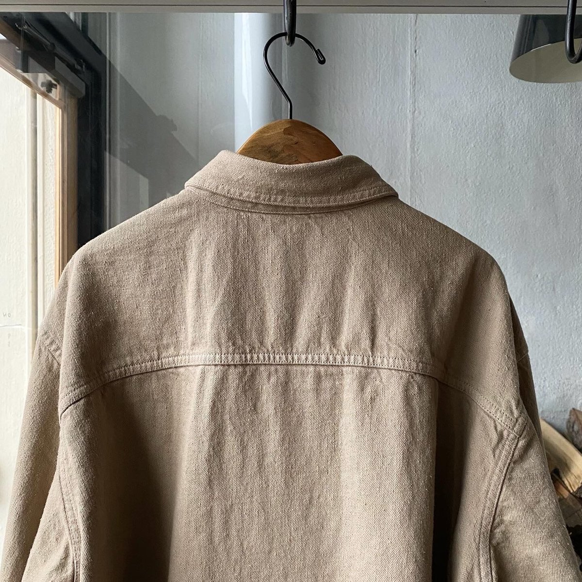 AURALEE ボタニカルダイサベージデニムシャツジャケット　1 AURALEE ボタニカルダイサベージデニムシャツジャケット 1