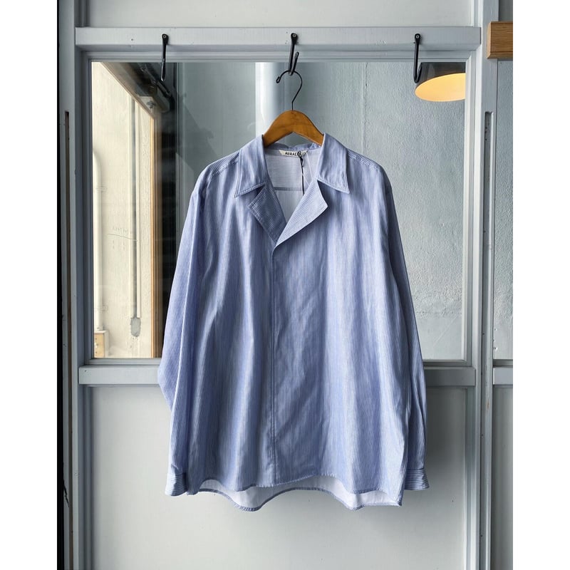 AURALEE GIZA LIGHT WEIGHT DOUBLE-CLOTH P/O SHI AURALEE GIZA LIGHT WEIGHT DOUBLE-CLOTH P/O SHI