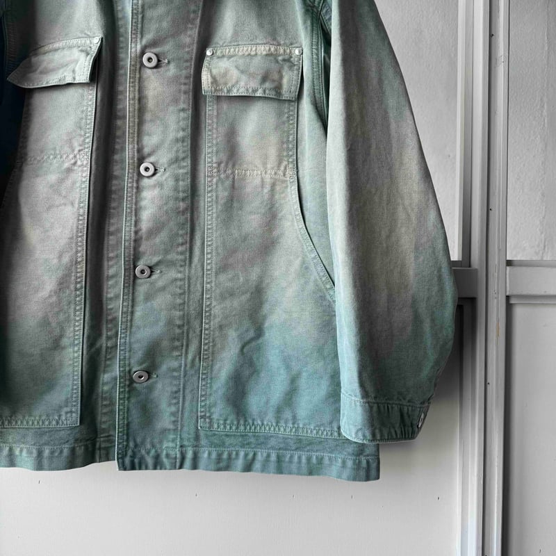 AURALEE ORGANIC COTTON DUCK BLOUSON | Less Hig AURALEE ORGANIC COTTON DUCK BLOUSON | Less Hig