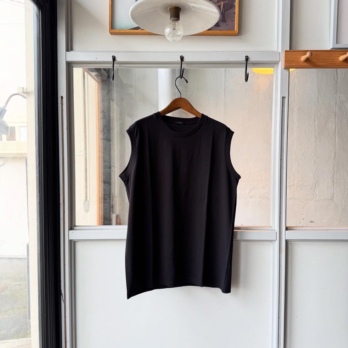 COMOLI 24ss Z01-05011 コットンジャージ ノースリーブ 2 COMOLI 24ss Z01-05011 コットンジャージ ノースリーブ 2