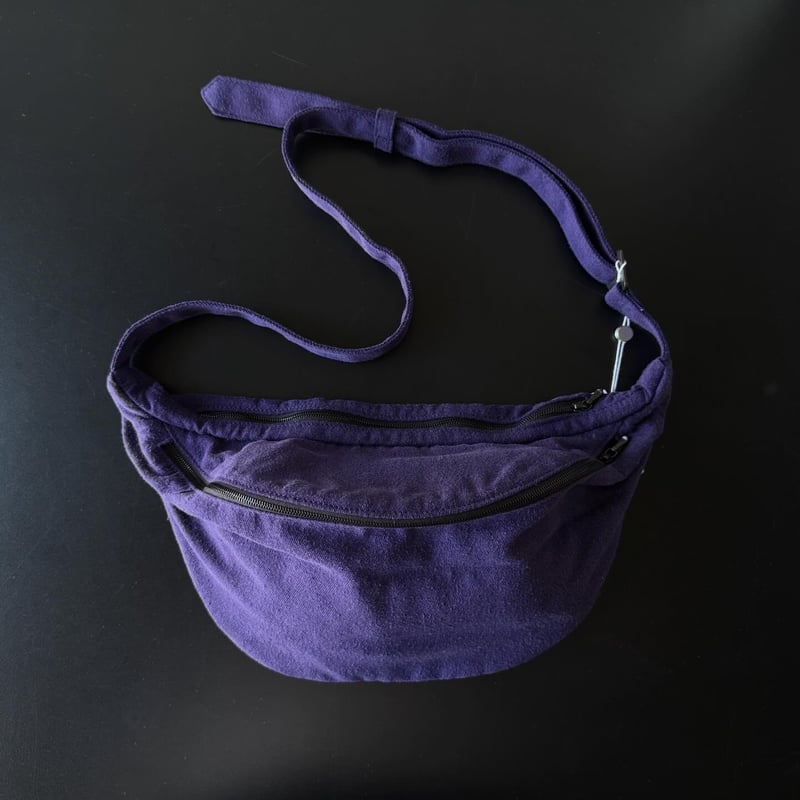 comoli シルクネップ ウエストバッグ PURPLE COMOLI シルクネップ ウエストバッグ - purple | Less