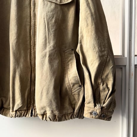 ssstein　  SULFUR DYED WHIP CORD VINTAGE ZIP JACKET