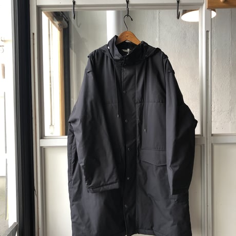 AURALEE  FINX NYLON OX BATTING HOODED COAT (Mens)