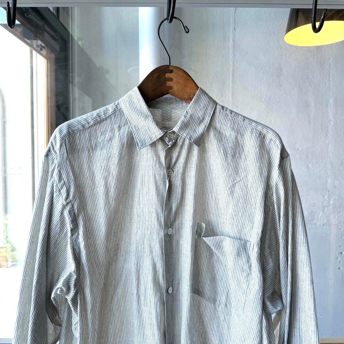 COMOLI KHADIコットン コモリシャツ | Less Higashikawa