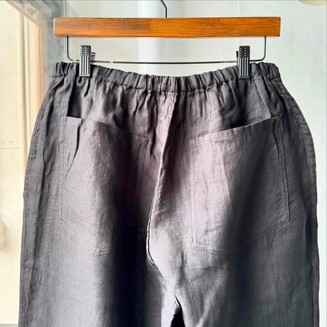 COMOLI　リネンWクロス ドローストリングパンツ