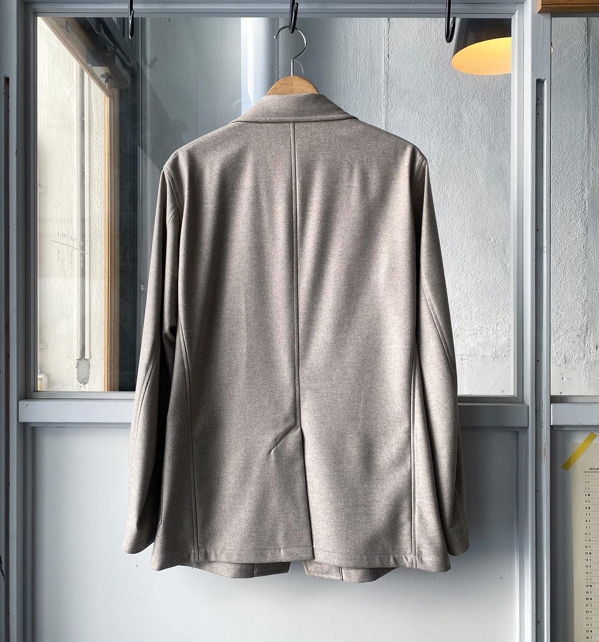 AURALEE WOOL FULLING FLANNEL JACKET A20AJ01CF