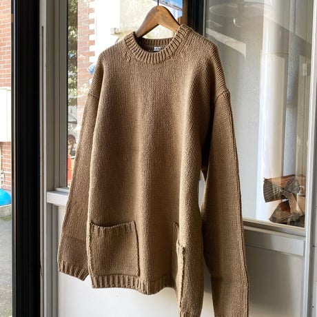 AURALEE  　WOOL FELT YARN KNIT P/O