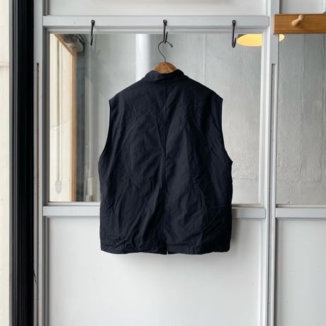 AURALEE　HIGH COUNT WOOL POPLIN VEST