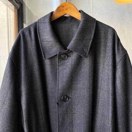 stein    INVERTED PLEATS BALMACAAN COAT  - ST.400