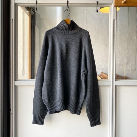 stein      EX FINE LAMBS LOOSE HIGH NECK KNIT LS  - ST.450