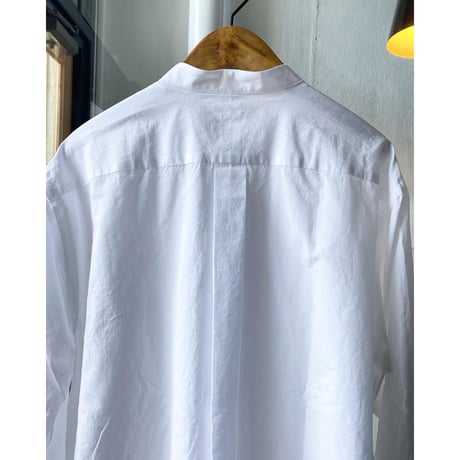 COMOLI　バンドカラーシャツ