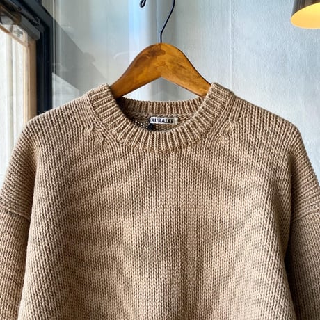 AURALEE  　WOOL FELT YARN KNIT P/O