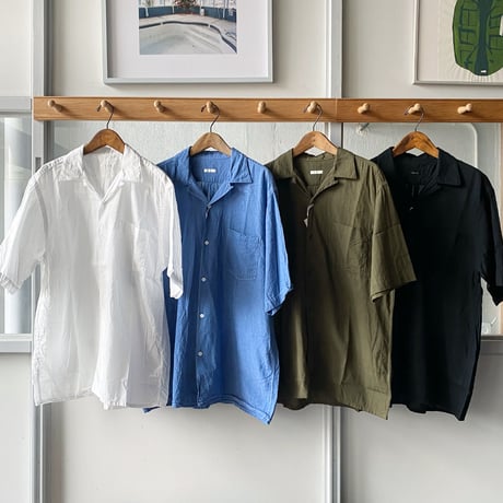 COMOLI  ベタシャン  オープンカラーシャツ