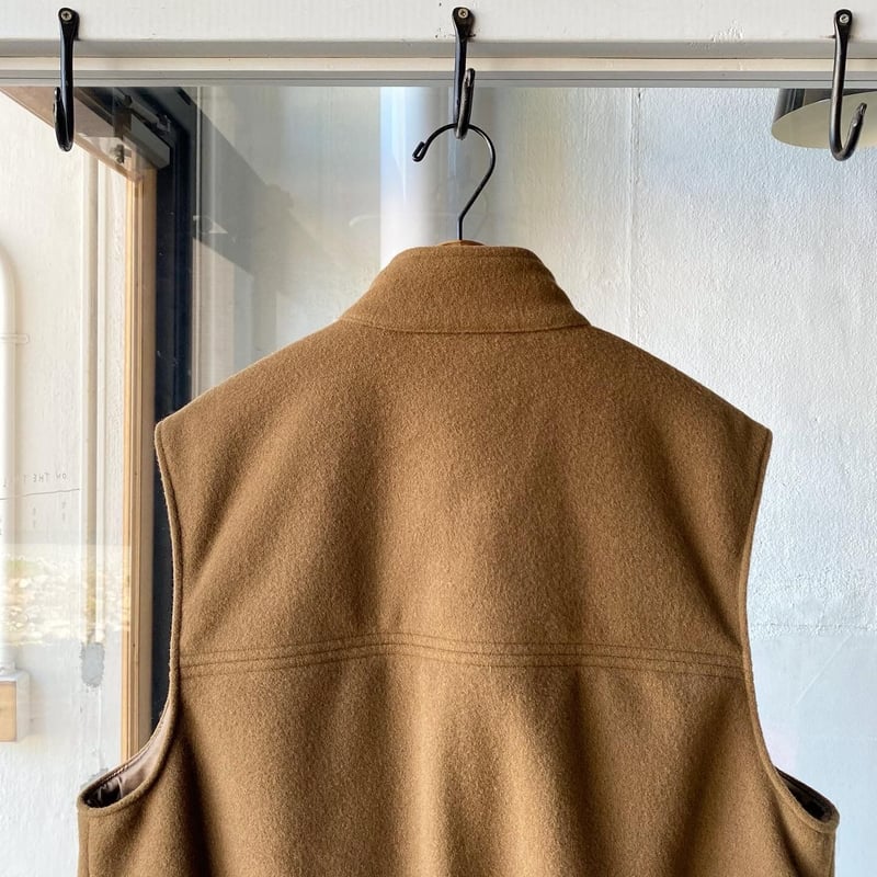 AURALEE CASHMERE WOOL MOSSER VEST | Less Higa