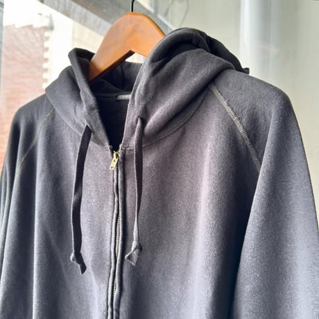 COMOLI　製品染 裏毛 ジップパーカ