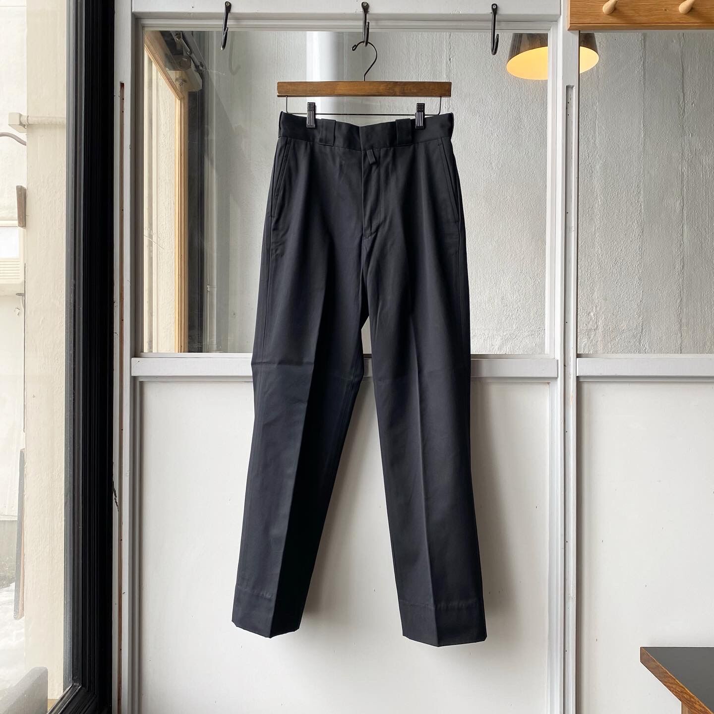 COMOLI コットンギャバワーク パンツ ブラック サイズ３23SS original