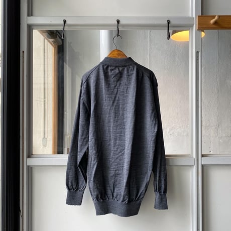 COMOLI  21G ウール衿つきカーディガン