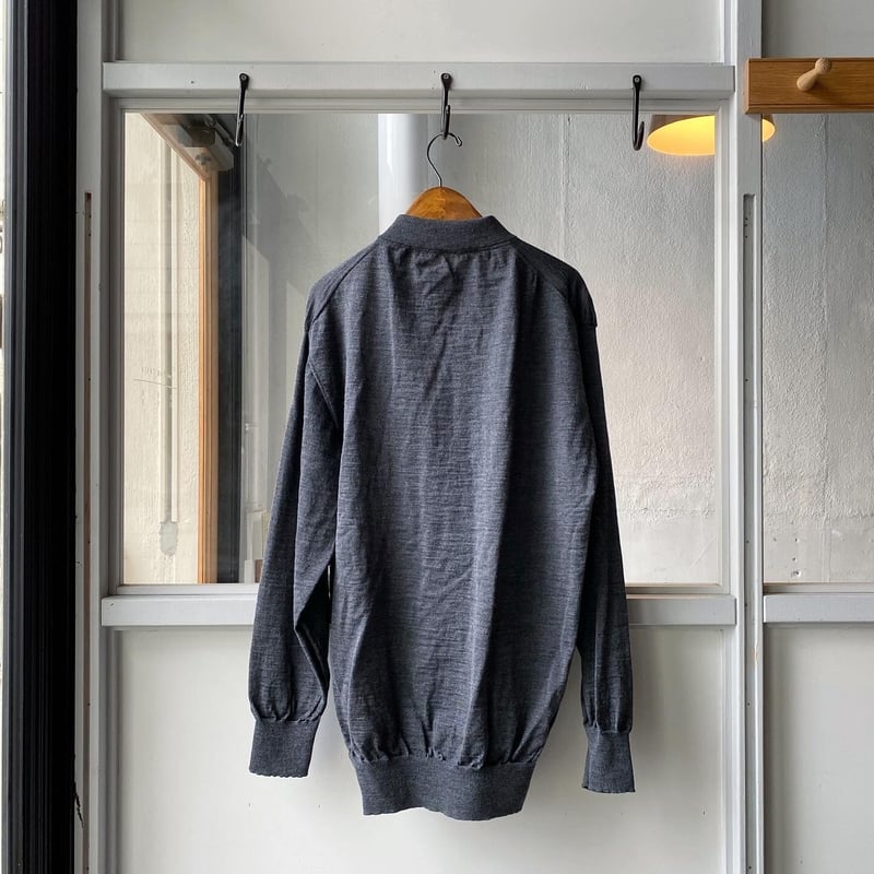 COMOLI 21G ウール衿つきカーディガン | Less Higashikawa COMOLI 21G ウール衿つきカーディガン | Less Higashikawa