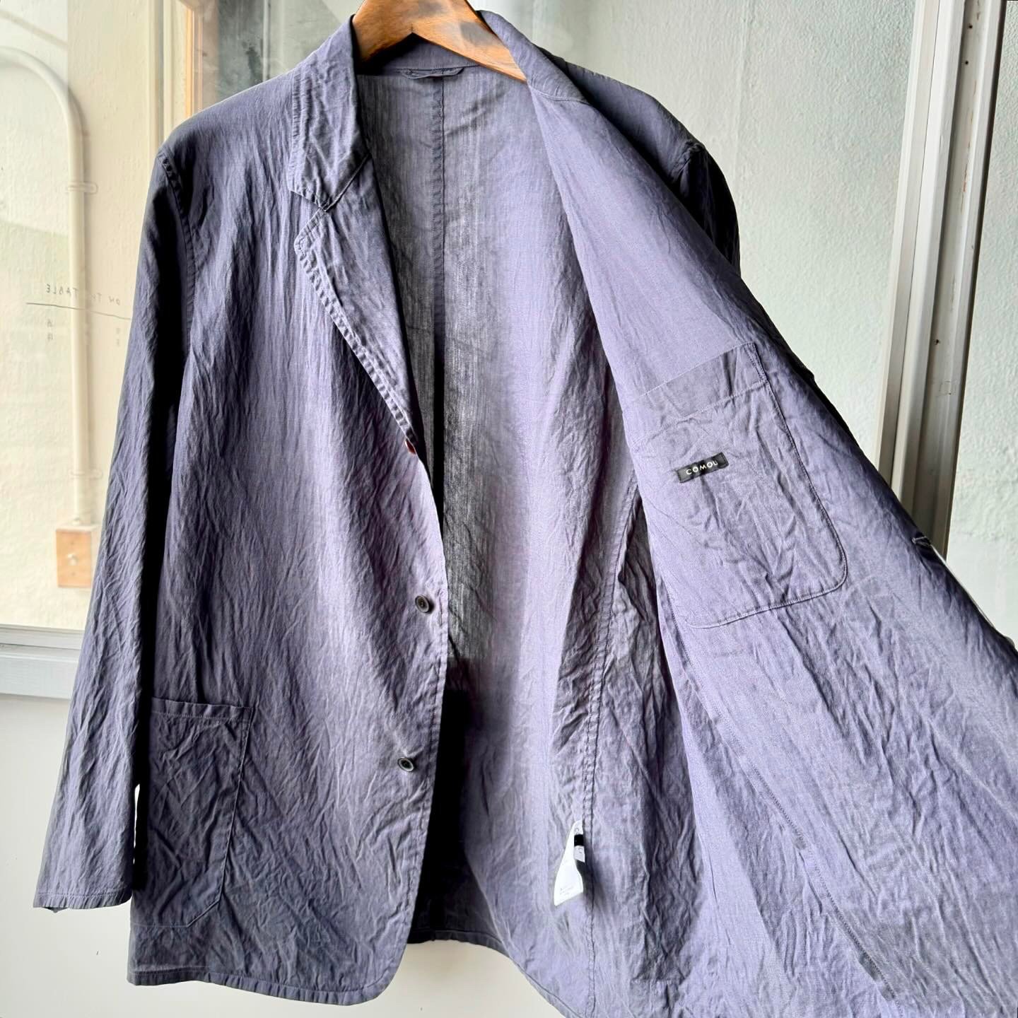 【COMOLI】 ジャケット　2 コットン　グレー original
