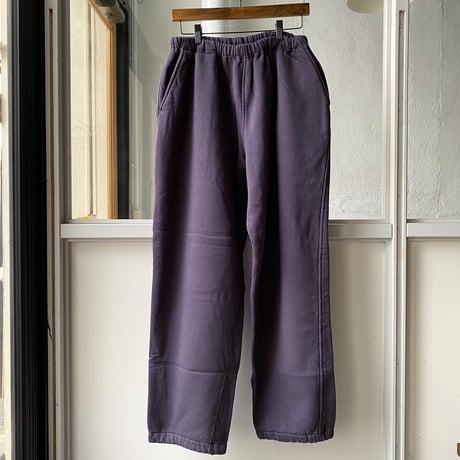 COMOLI  コットン吊裏毛 パンツ　FADE NAVY