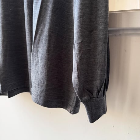 AURALEE　WOOL SOFT JERSEY L/S TEE