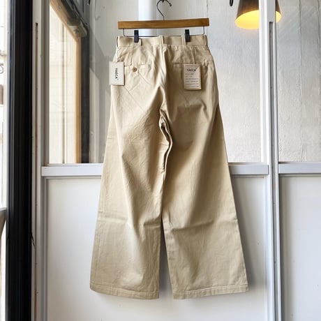 YAECA   [ WOMEN ]   チノクロスパンツ ワイド