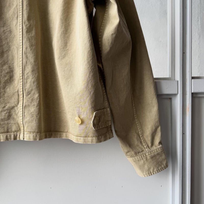 AURALEE GARMENT-DYED FINX LIGHT CHINO BLOUSON |