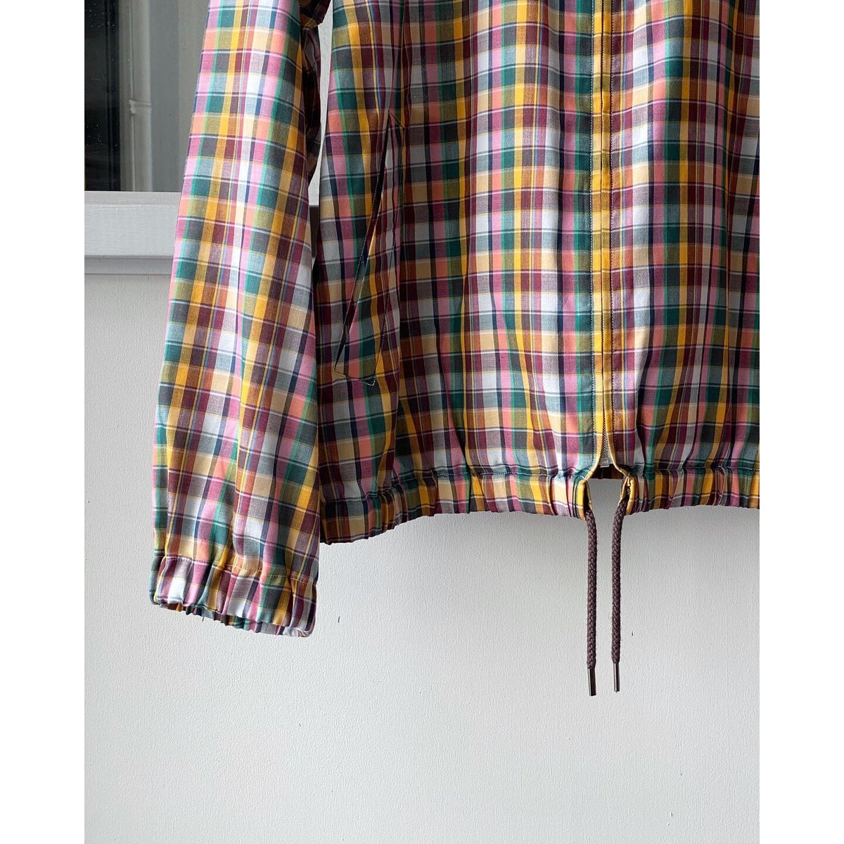 AURALEE GIZA LIGHT WEIGHT DOUBLE-CLOTH ZIP BL