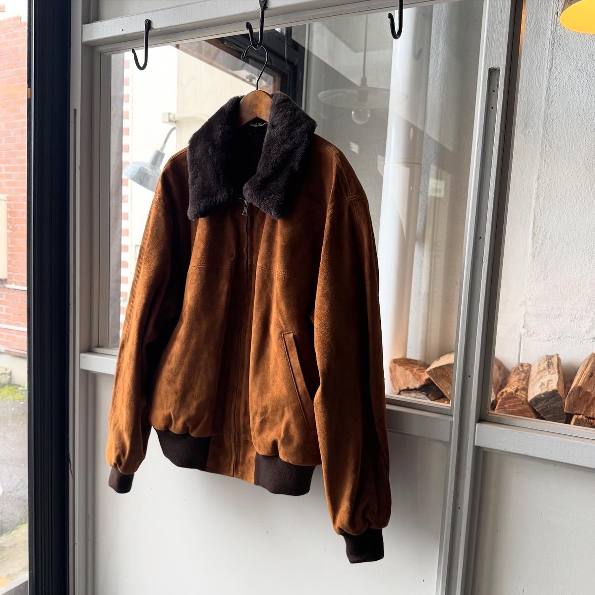 AURALEE GOAT SUEDE ZIP BLOUSON | Less Higashikawa