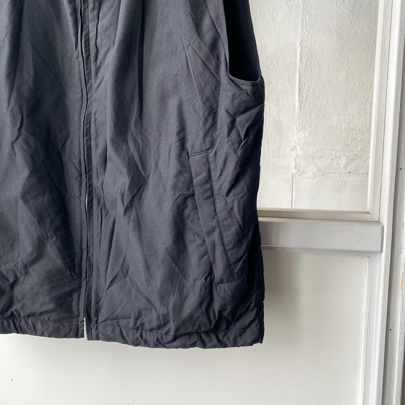 AURALEE HIGH COUNT WOOL POPLIN VEST | Less Hig