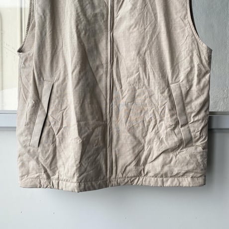 AURALEE　HIGH COUNT WOOL POPLIN VEST