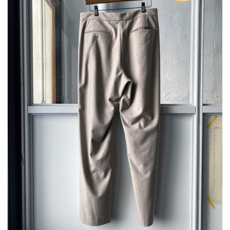AURALEE WOOL FULLING FLANNEL SLACKS A20AP03CF AURALEE WOOL FULLING FLANNEL SLACKS A20AP03CF