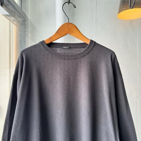 COMOLI　コットン クルーネックニット