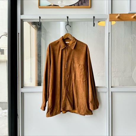 COMOLI　スエード シャツジャケット